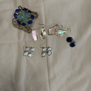 Elegant Blue and Silver Jewelry Set